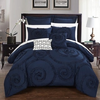 Chic Home 11-Piece Rosamond Bed-In-A-Bag Comforter Set