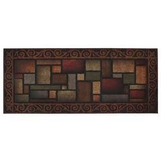 Mohawk Home Doorscapes Manor Paisley Spice Mat (1'7.5 x 3'11)
