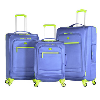 Olympia Aurora 3-piece Expandable Spinner Luggage Set