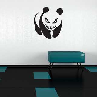 Style & Apply Crazy Panda Vinyl Banksy Mural Art Home Decor Wall Decal