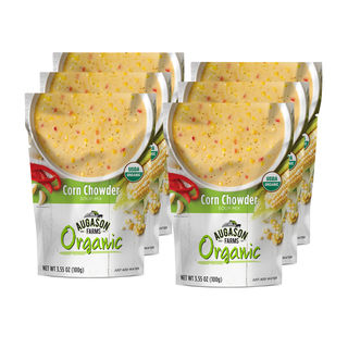 Augason Farms Organic Corn Chowder Soup Mix 3.55 oz. 6-pouch Pack