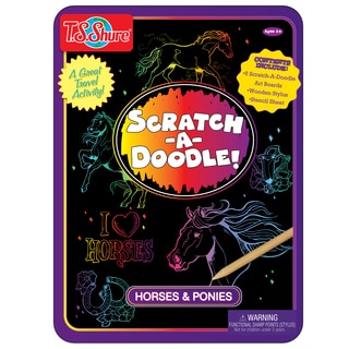 T.S. Shure Scratch-A-Doodle Horse Activity Tin