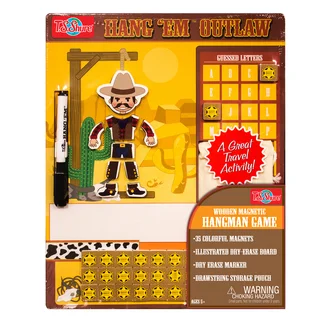T.S. Shure Outlaw Wooden Magnetic Hang Em Game
