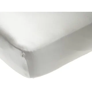 Spasilk White 100-percent Pure Silk Standard-size Crib Sheet