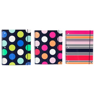 Carolina Pad 14638 8.5" X 10.5" Poly Cover Notebook Assorted Colors