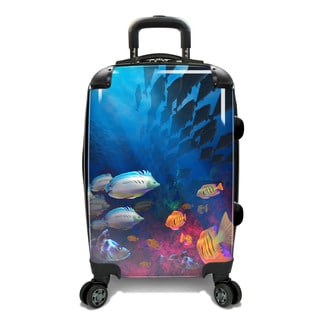 Traveler's Choice 22-inch Undersea Expandable Hardside Carry-On Spinner Suitcase