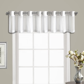 Venetian Crushed Voile Coordinating Grommet-top Curtain Valance