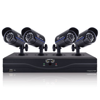 Night Owl 4-channel 960H DVR With HDMI, 500-gigabyte Hard Drive, and 4 x 480 TVL Cameras With 30-foot Night Vision