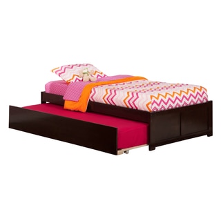 Atlantic Concord Espresso Twin-size Bed with Urban Trundle