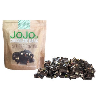 JOJO's Guilt Free 70-percent Dark Chocolate Bark 1.2 oz. Bars, with All Natural Protein Raw Nuts and Dried Cranberries (Count 7)