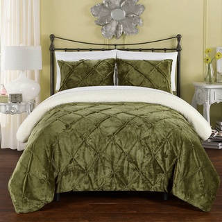 Chic Home 7-Piece Chiara Bed-In-A-Bag Green Comforter Set