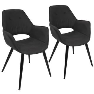 LumiSource Mustang Contemporary Accent Chairs (Set of 2)