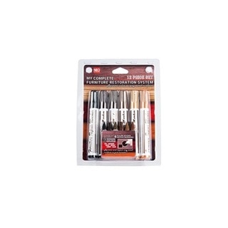 Imperial Home 12-piece Furniture Restoration Wood Stain Markers and Filler Sticks Set