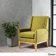 Aurla Mid-Century Fabric Accent Chair by Christopher Knight Home
