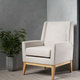 Christopher Knight Home Aurla Mid-Century Fabric Accent Chair