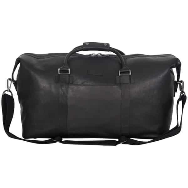 Kenneth Cole Reaction "I Beg to Duff-er" 20-Inch Full-Grain Colombian Leather Top Zip Travel Duffel Bag / Carry-On Duffel