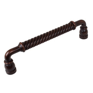 GlideRite 6.25-inch CC Twisted Steel Dresser Drawer Pulls Oil Rubbed Bronze (Pack of 10)