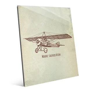 'Morane - Saulnier Avion' Glass Wall Art