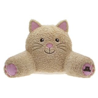 Bed Rest Brown Polyester Cat Support Pillow