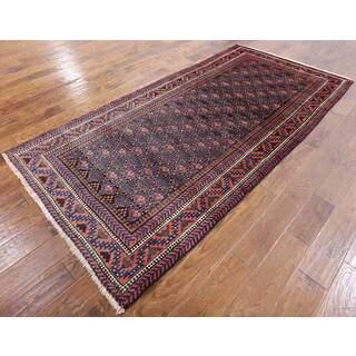 Hand-knotted Oriental Persian Multi Wool On Wool Rug (4' 2 x 8' 6)