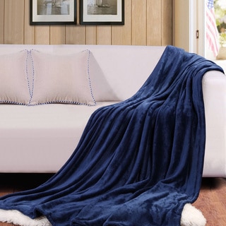 Bedsure Warm Cozy Flannel Couch and Bed Throw Blanket
