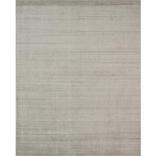 Pacific Rugs Ivory Wool/Viscose Hand-loomed Urban Area Rug (5' X 8')