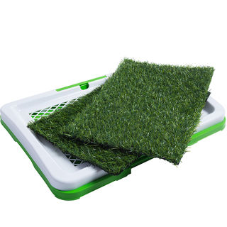 OxGord Dog Training Indoor Potty Trainer Synthetic Grass and Outdoor Restroom Patch Pee Pads for Cats and Puppies
