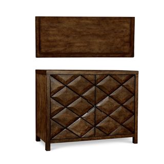 A.R.T. Furniture Echo Park Brown Wood and Veneer Hall Chest