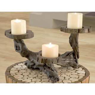 WA-0249 Large Rocky Mountain Candle Stand (Thailand)