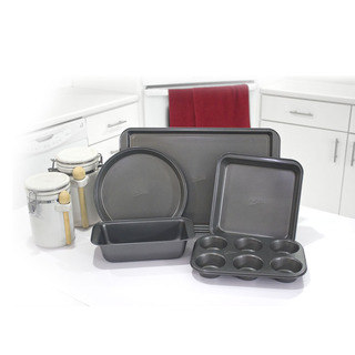 Mrs. Fields Black Carbon Steel Baking Essentials Set (5 Pieces)