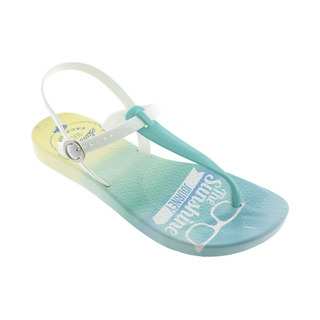 Ish Women's Coastline Blue and White Sandals