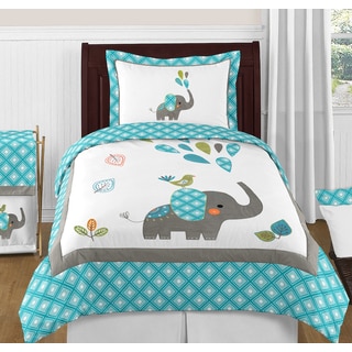 Sweet Jojo Designs Mod Elephant 3-piece Full/ Queen-size Comforter Set