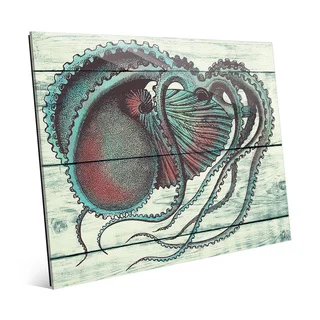 'Aquamarine Octopus' Acrylic Wall Art