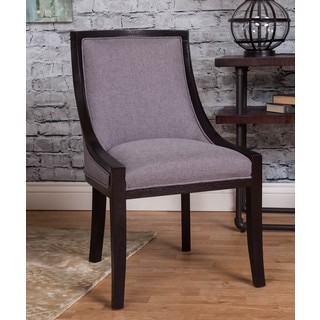 Somette Slate Grey Linen Multiuse Accent Chair