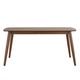 MID-CENTURY LIVING Norwegian Mid Century Danish Modern Tapered Dining Table