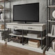 Barnstone Cornice Drawers Media TV Stand Console by SIGNAL HILLS