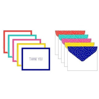 Assorted Bright Thank You Cards (Case of 50)