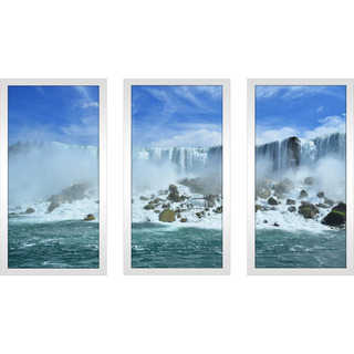 "Niagara Falls" Framed Plexiglass Wall Art Set of 3