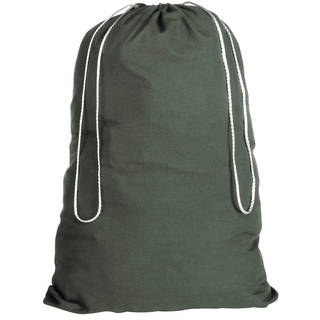 Whitmor 6353-1191-GRN Green Cotton Laundry Bag