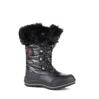 Cougar Women's 'Cranbrook' Black/Grey/Brown Nylon Cold-weather Boots