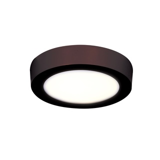 Access Lighting Strike 2.0 Dimmable LED Bronze 7-inch Round Flush Mount