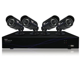Night Owl Refurbished 4 Channel DVR/ 4 Camera 960H Video Security System with 500GB Hard Drive