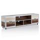 Thumbnail 2, Furniture of America Yed 70-inch Multi-functional Storage TV Console. Changes active main hero.