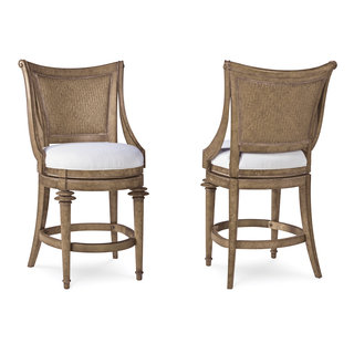 A.R.T. Furniture Pavilion Woven Back High Dining Chair (Set of 2)