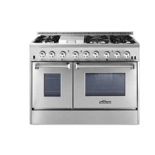 48 inch Dual Fuel Range in Stainless Steel