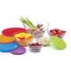 Multicolored Glass Serving and Storage Bowls (Pack of 5) - Thumbnail 0