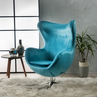 Gordon Velvet Swivel Chair by Christopher Knight Home