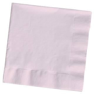 Creative Converting 139190154 Classic Pink 2 Ply Beverage Napkins