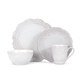 Pfaltzgraff Everyday Elle White and Beige Stoneware 16-piece Dinnerware Set (Service for 4) - Thumbnail 0