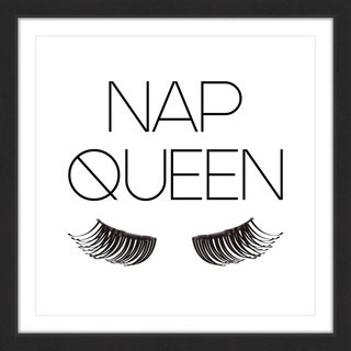Marmont Hill - 'Nap Queen' by Diana Alcala Framed Painting Print